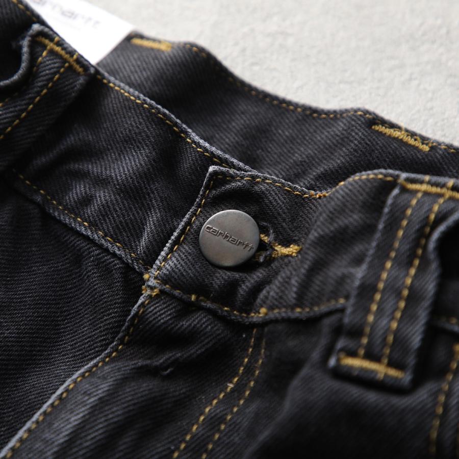 90’s Carhartt デニムショーツ ハーフパンツ 黒 W32ジョーツ Carhartt カーハート デニムワークショーツ ペインター ショートパンツ
