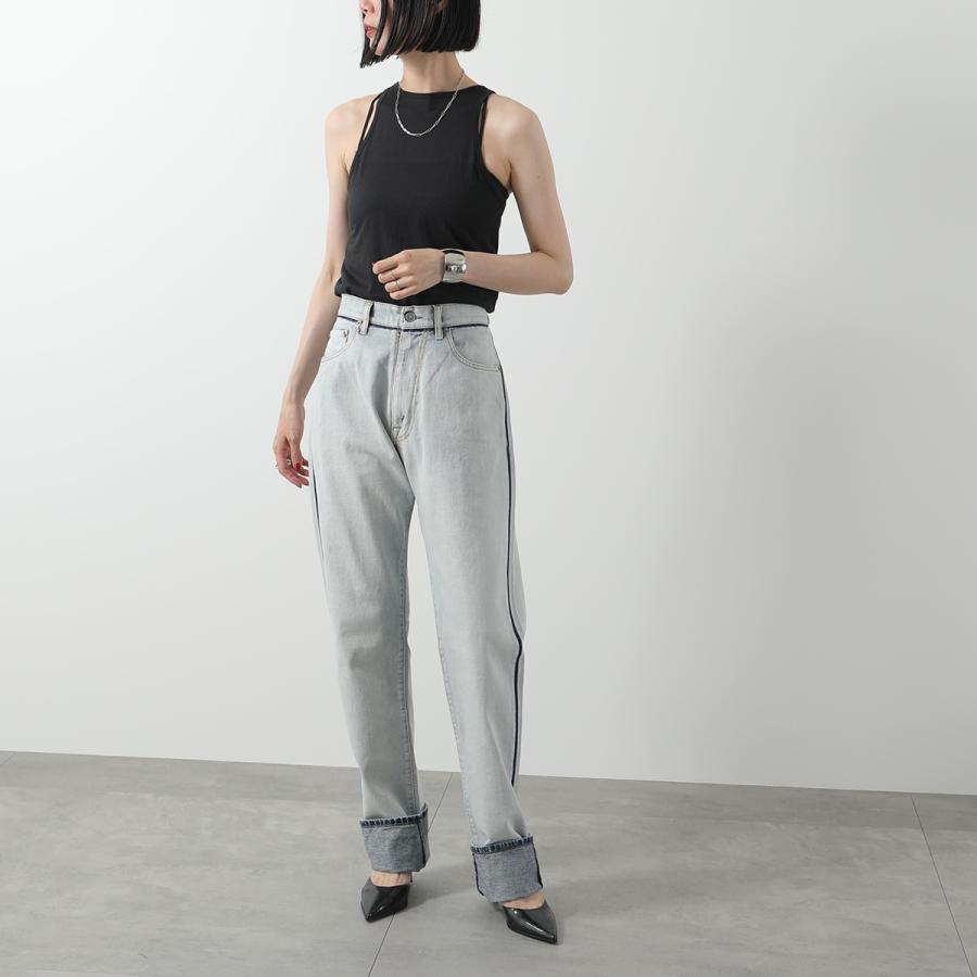 【新品未使用】メゾンマルジェラ 22ss ストレートデニムパンツ ライトグレー Maison Margiela（メゾンマルジェラ） ジーンズ S51LA0173 S30870