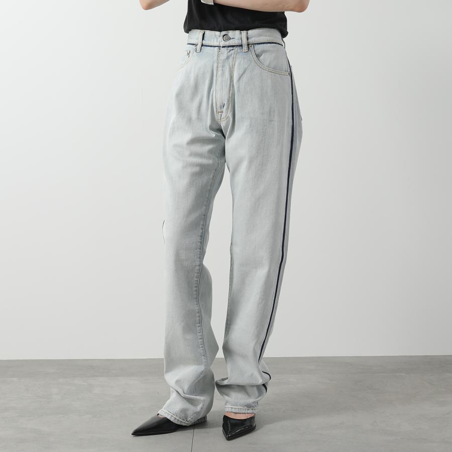 【新品未使用】メゾンマルジェラ 22ss ストレートデニムパンツ ライトグレー Maison Margiela（メゾンマルジェラ） ジーンズ S51LA0173 S30870