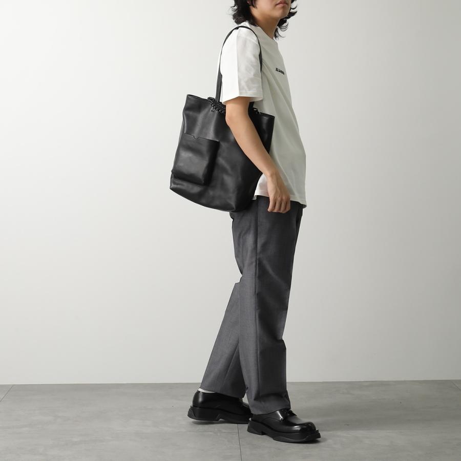 Sagan Vienna サガン ヴィエンナ トートバッグ PAZAR BOOK TOTE PACKABLE M_01PL メンズ レディース ラムレザー ブックトート 縦型 A4 鞄 BLACKの画像