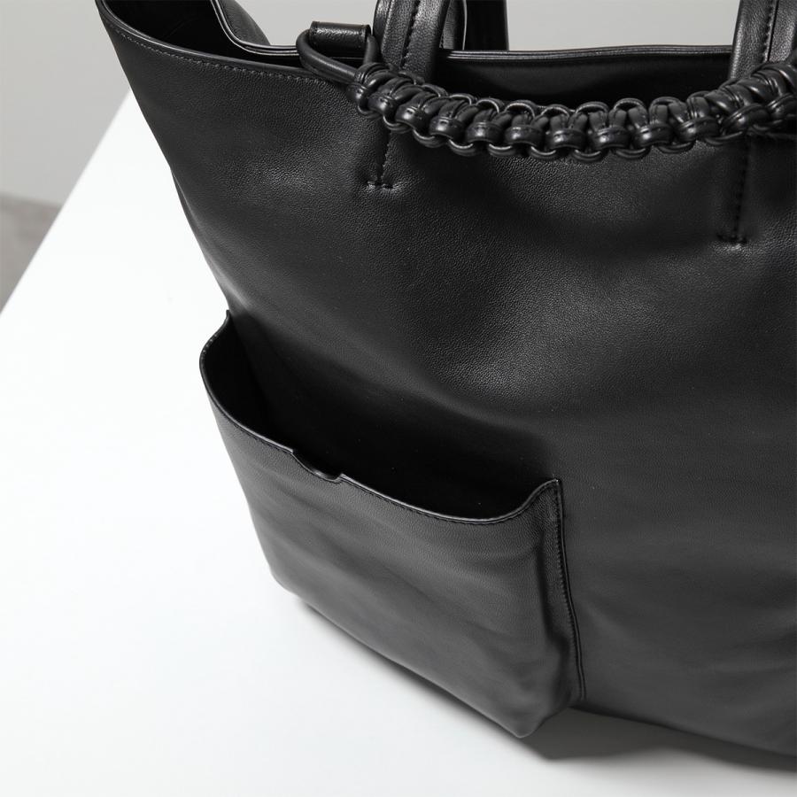 Sagan Vienna サガン ヴィエンナ トートバッグ PAZAR BOOK TOTE PACKABLE M_01PL メンズ レディース ラムレザー ブックトート 縦型 A4 鞄 BLACKの画像