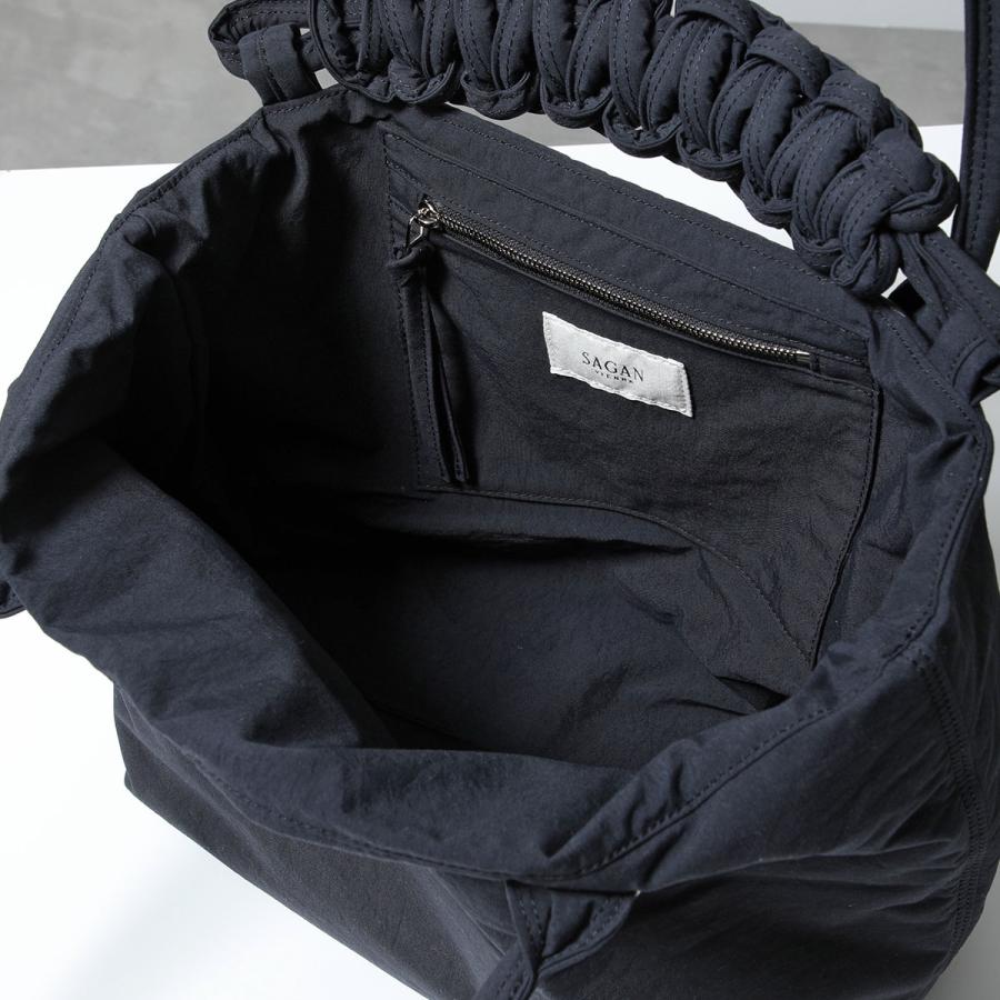 Sagan Vienna サガン ヴィエンナ トートバッグ PAZAR TOTE M PLANT DYE NYLON パザー NYP_M レディース メンズ ナイロン 鞄  CHARCOAL-BLACKの画像