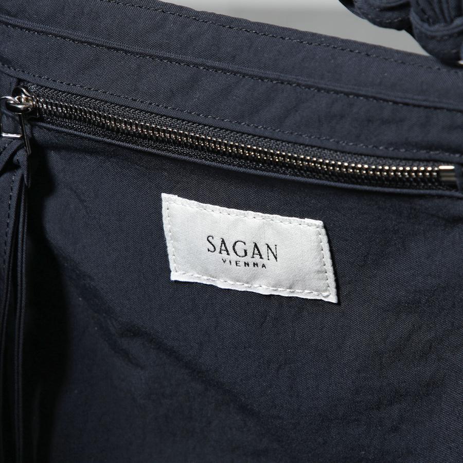 Sagan Vienna サガン ヴィエンナ トートバッグ PAZAR TOTE M PLANT DYE NYLON パザー NYP_M レディース メンズ ナイロン 鞄  CHARCOAL-BLACKの画像