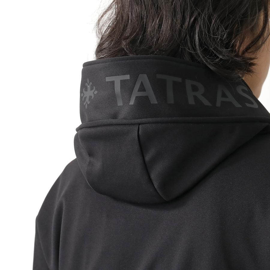TATRAS タトラス パーカー BARBIO バルビオ MCKZ0405063588 メンズ ジップアップ フーディ ナイロン 長袖 ロゴパッチ カラー2色の画像