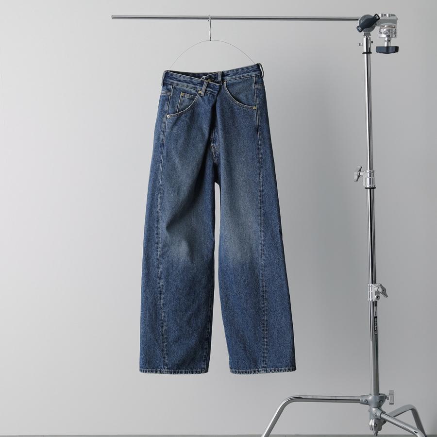 新品DARKPARK ワイドパンツ ダークブルーダークパークメンズ31