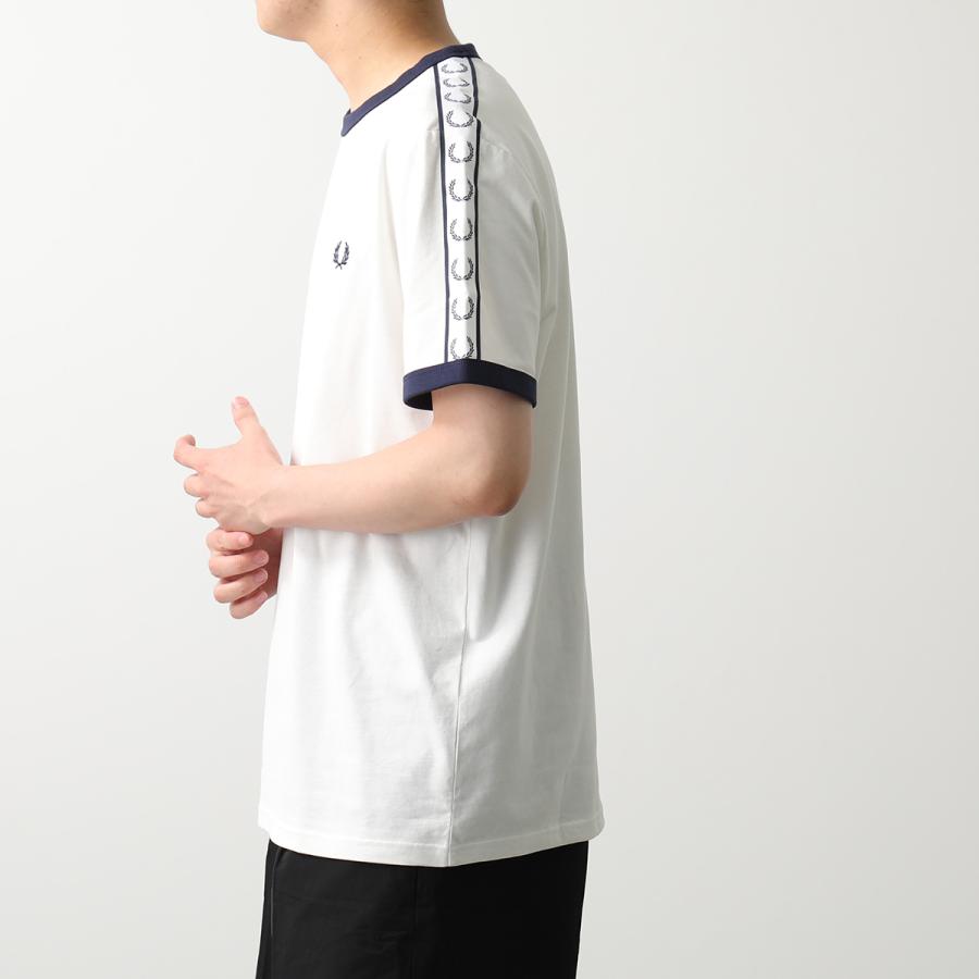 FRED PERRY フレッドペリー Tシャツ TAPED RINGER T-SHIRT M4620 メンズ レディース 半袖 カットソー クルーネック ロゴ 刺繍 カラー3色