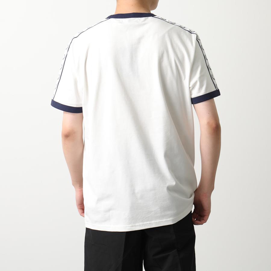 FRED PERRY フレッドペリー Tシャツ TAPED RINGER T-SHIRT M4620 メンズ レディース 半袖 カットソー クルーネック ロゴ 刺繍 カラー3色