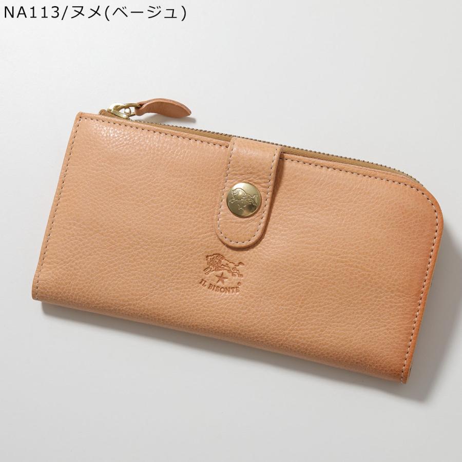 【新品未使用】イルビゾンテ ファスナー 財布 ナチュラル ヌメ イルビゾンテのL字ファスナーミニ財布(コンパクトウォレット)を