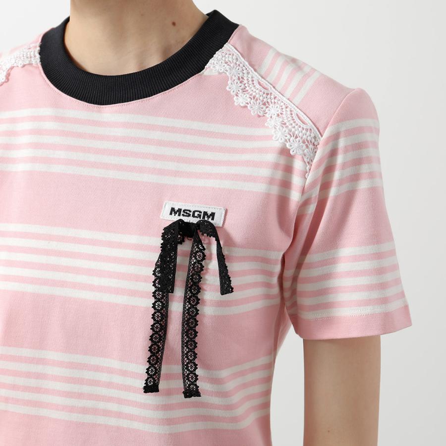 MSGM   レース付きTシャツ 新品未使用 MSGM 黒 レース付きTシャツ 9歳 10歳 11歳 120 130 140 - メルカリ