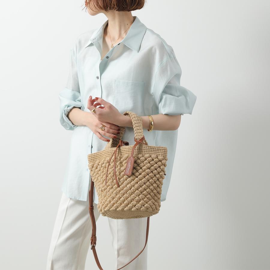 【美品】GIANNI CHIARINI トートバッグ　ショルダーバッグ　ラフィア GIANNI CHIARINI（ジャンニ キアリーニ） ハンドバッグ BELLA ベラ BS
