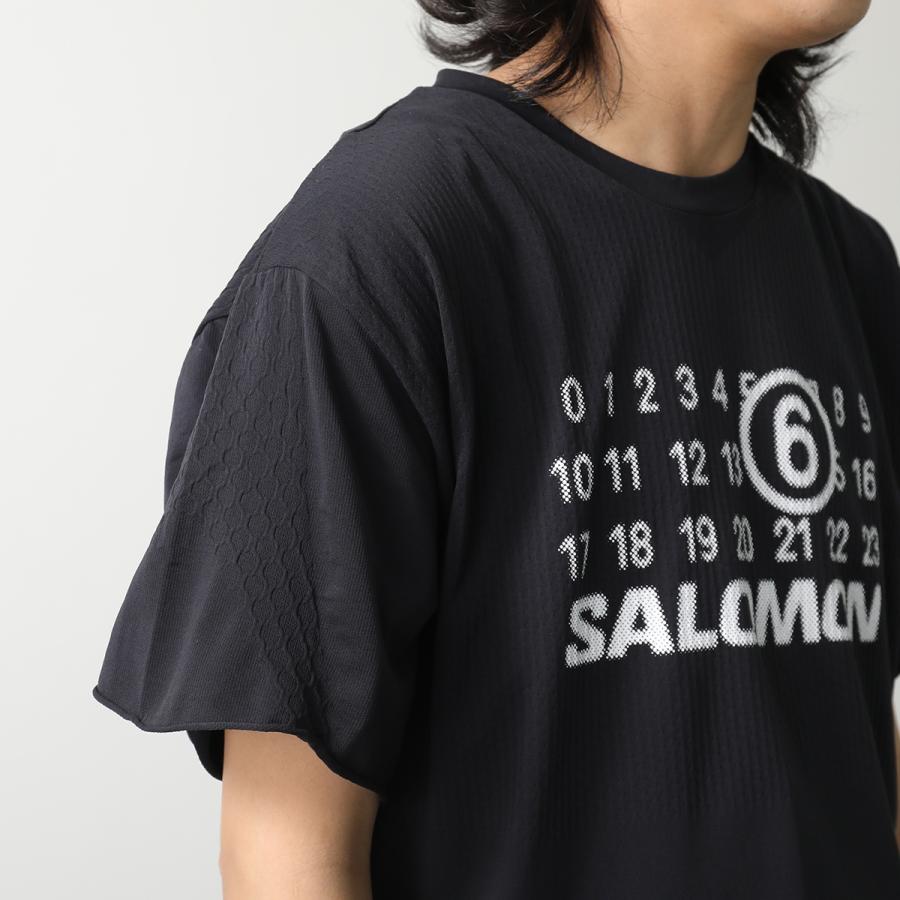 25SS mm6×Salomonサロモン シームレスTシャツ ブルー正規新品 L MM6 × SALOMON エムエムシックス メゾンマルジェラ サロモン コラボ