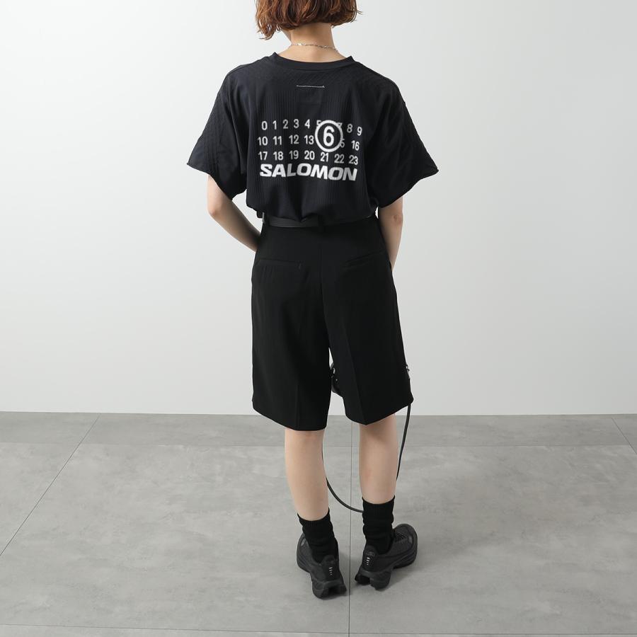 25SS mm6×Salomonサロモン シームレスTシャツ 黒 正規品新品 M MM6 × SALOMON エムエムシックス メゾンマルジェラ サロモン コラボ