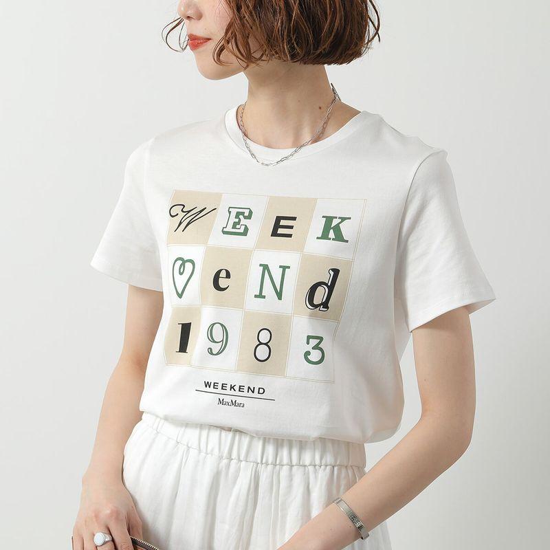 新品 未使用 WEEKEND MAX MARA テイエラ プリント Tシャツ MAXMARA WEEKEND LINE（マックスマーラウィークエンドライン） WEEKEND