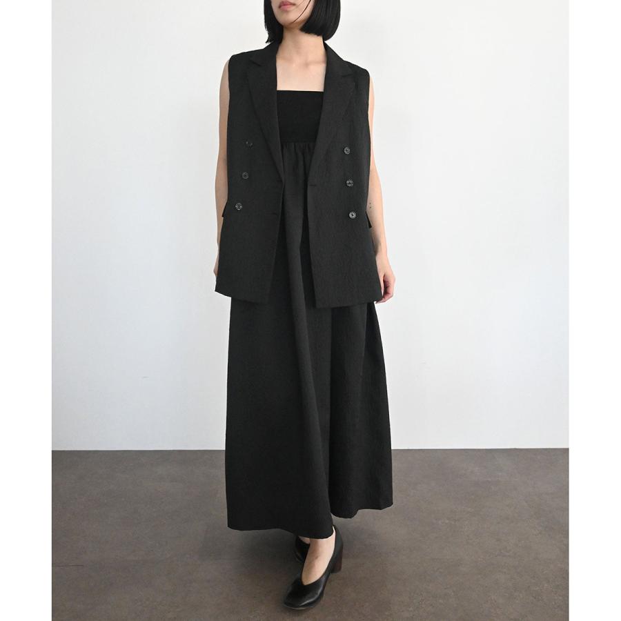 Torrazzo Donna（トラッゾドンナ） ベスト Jacquard long double vest