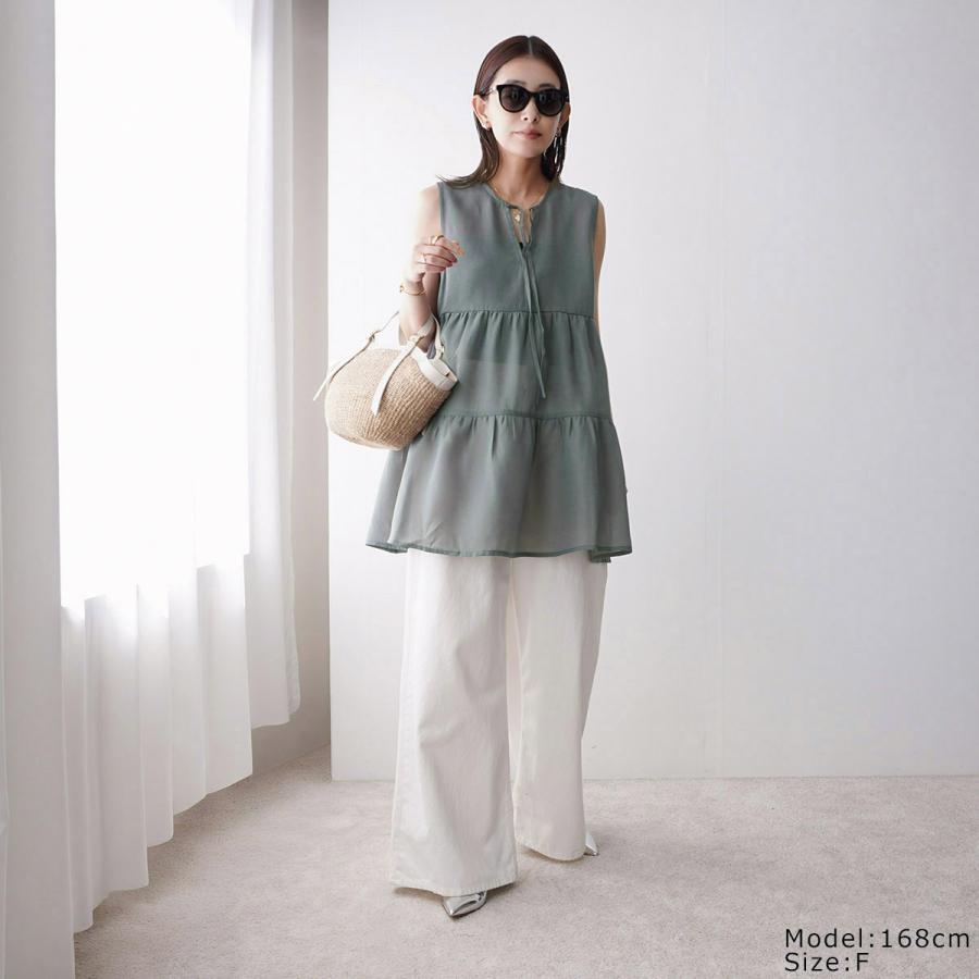 Torrazzo Donna（トラッゾドンナ） チュニック 2way tiered tunic 6251