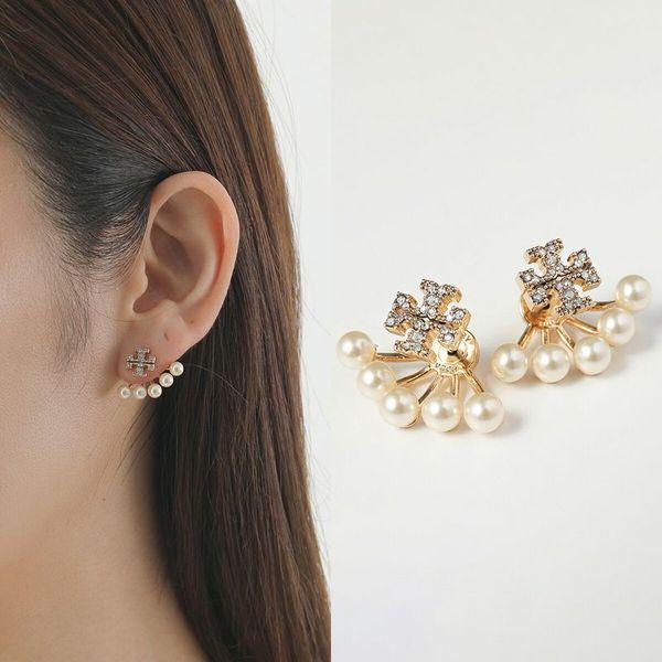 TORY BURCH（トリーバーチ） ピアス KIRA PEARL FRONT-BACK キラ