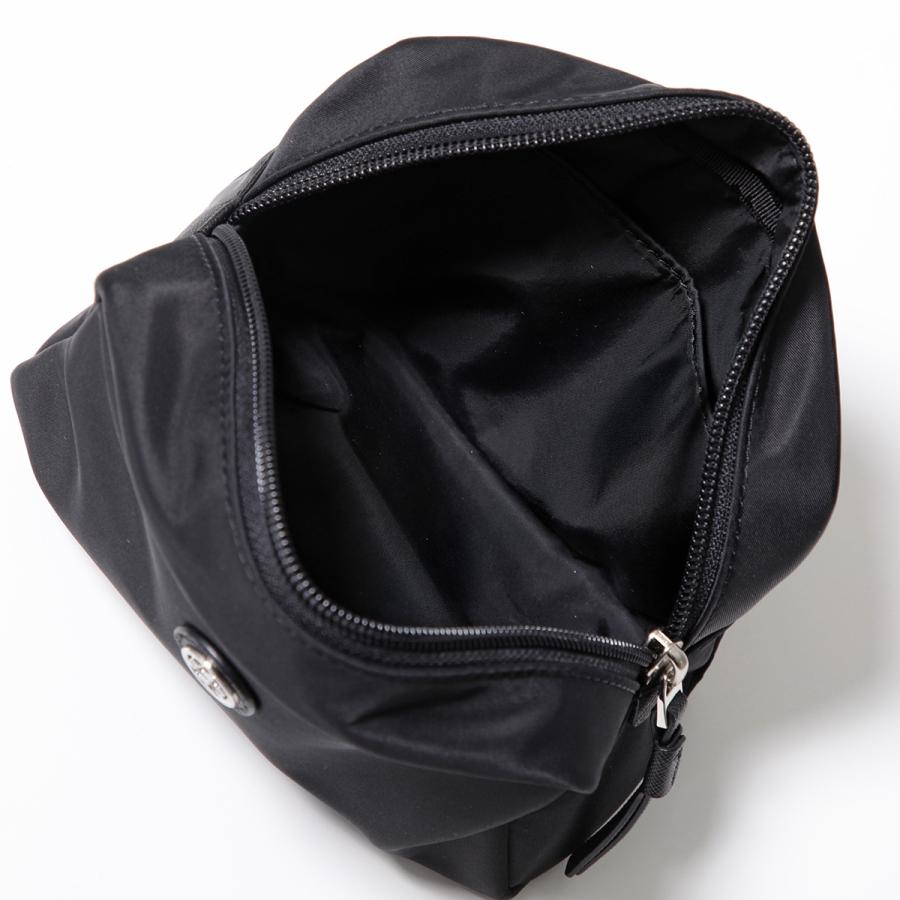美品 Tory Burch ポーチ ブラック ナイロン TORY BURCH（トリーバーチ） ポーチ 化粧ポーチ マルチポーチ コスメ