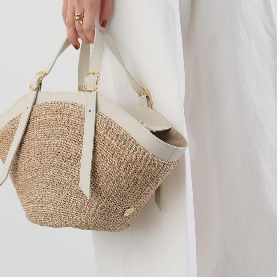 【VIOLAd'ORO】アバカレザーカゴバッグ MIRO/ V-8844 セール】 【VIOLAd'ORO】アバカレザーカゴバッグ MIRO/ V-8844