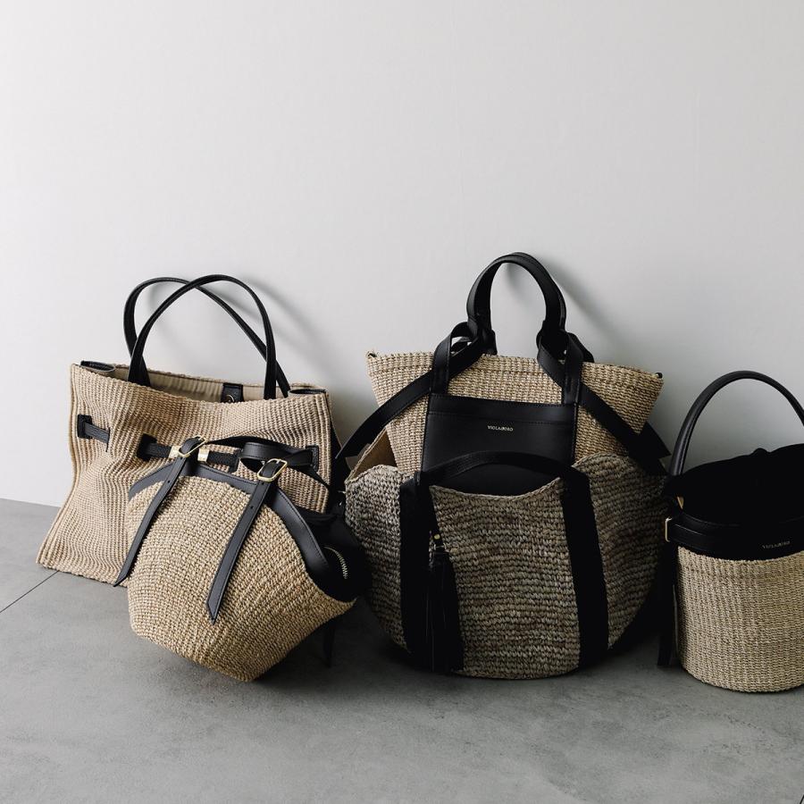 VIOLAd'ORO（ヴィオラドーロ） カゴバッグ SANDRO サンドロ V-8698