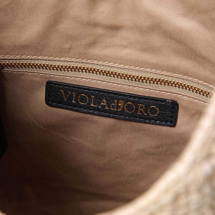 VIOLAd'ORO（ヴィオラドーロ） カゴバッグ SANDRO サンドロ V-8698
