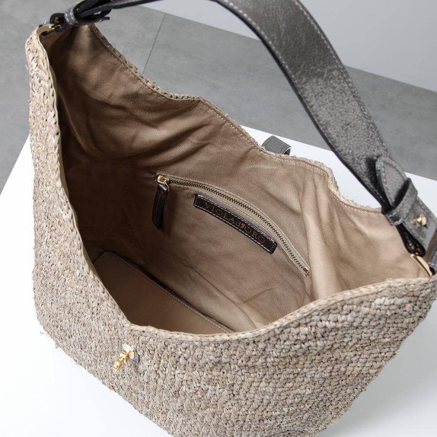 VIOLAd'ORO（ヴィオラドーロ） カゴバッグ SANDRO サンドロ V-8698