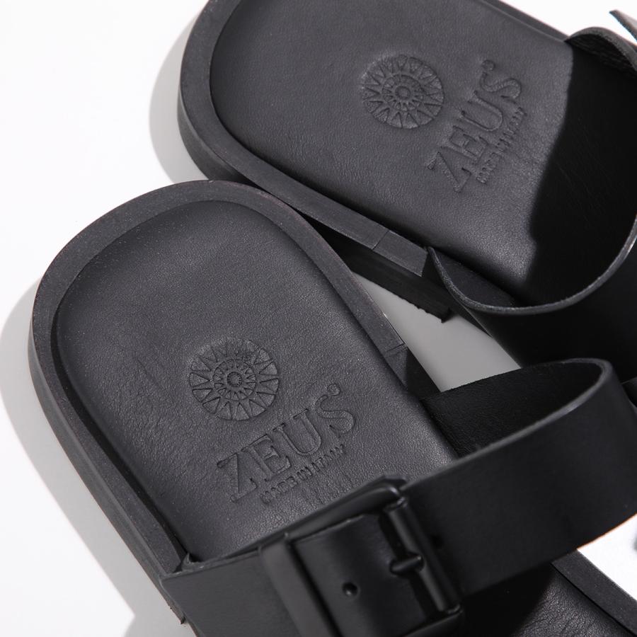 ZEUS ゼウス サンダル 27001 メンズ レザー コンフォート スライド