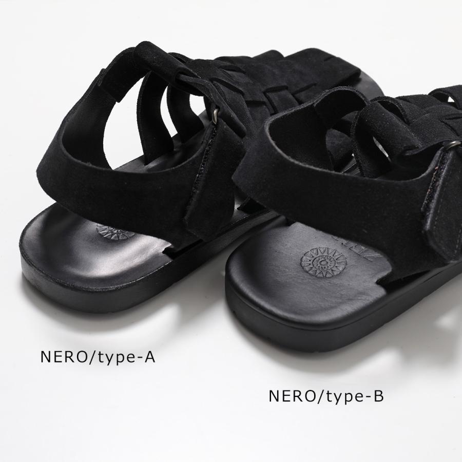 ZEUS ゼウス サンダル 23009 メンズ バックストラップ レザー