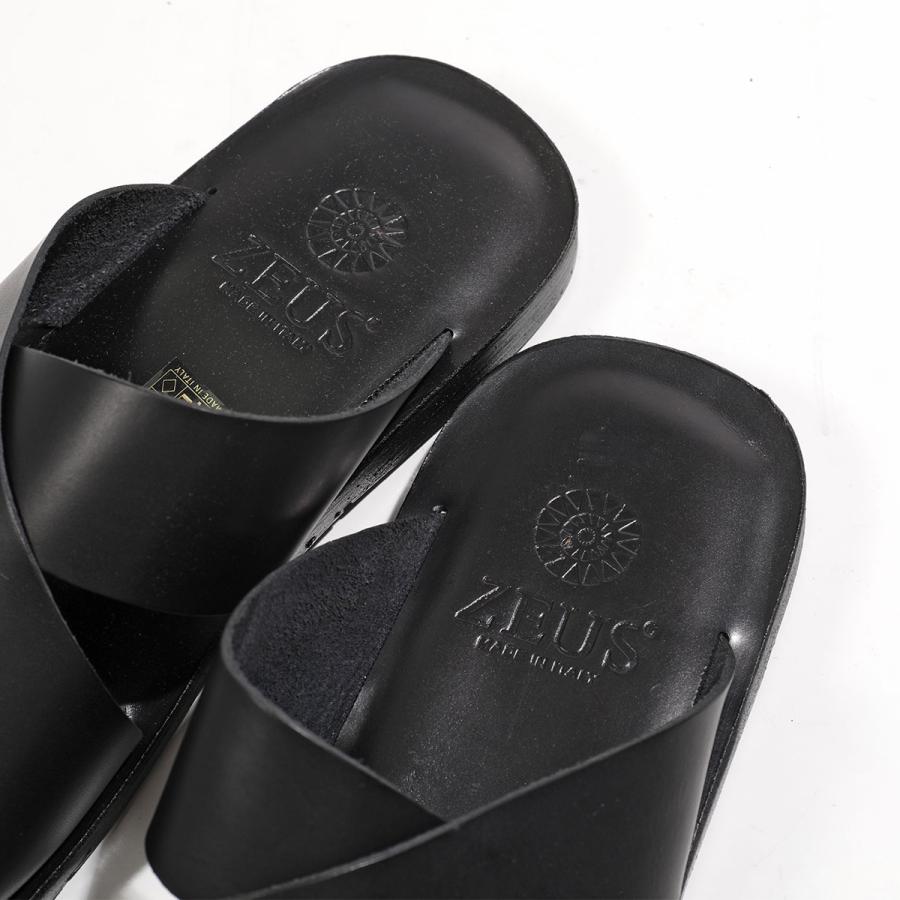 ZEUS ゼウス サンダル 23003 メンズ レザー コンフォート スライド
