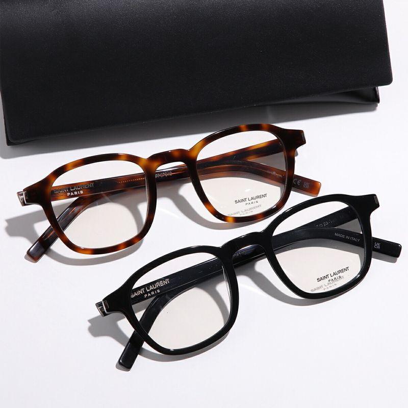 サンローラン Saint Laurent SL549 SLIM ウェリントン　黒 SAINT LAURENT サンローラン メガネ SL 549 SLIM OPT レディース