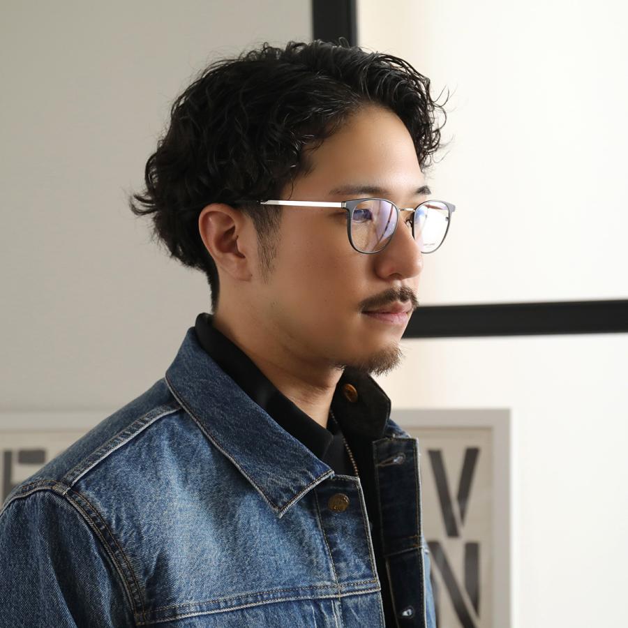 SAINT LAURENT サンローラン メガネ SL 584 メンズ ウェリントン型