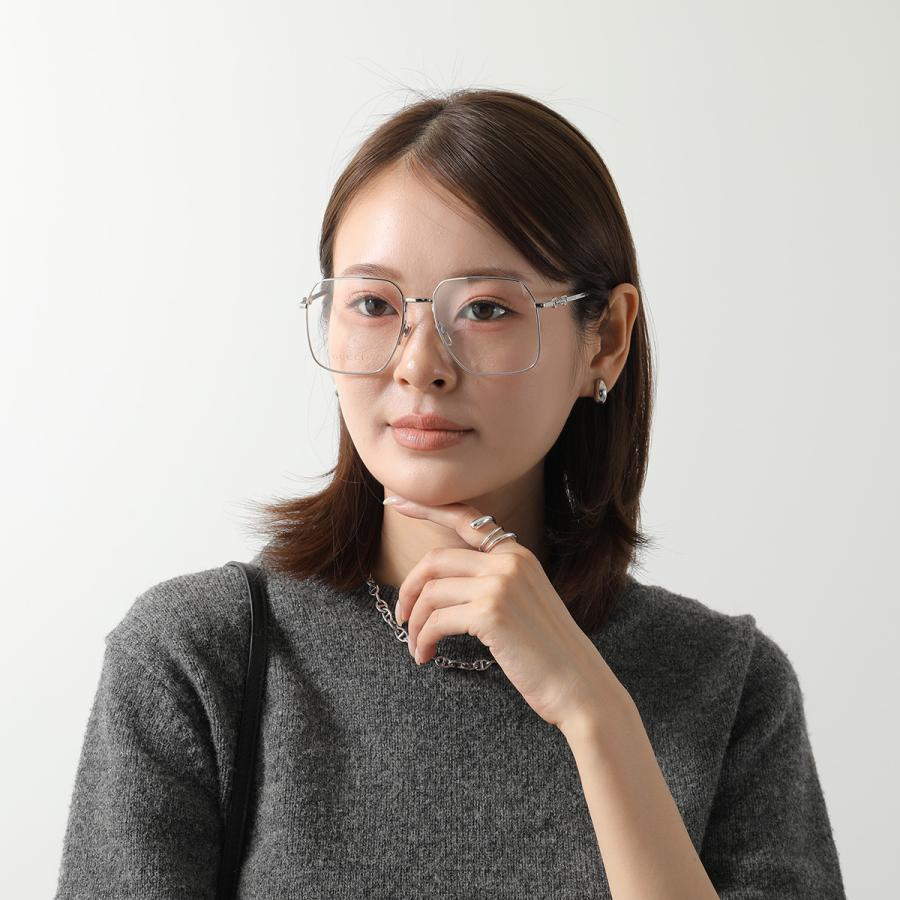 GUCCI（グッチ） メガネ GG0952O レディース スクエア型 メタル