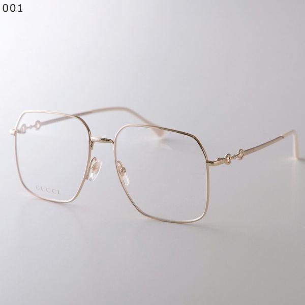GUCCI（グッチ） メガネ GG0952O レディース スクエア型 メタル