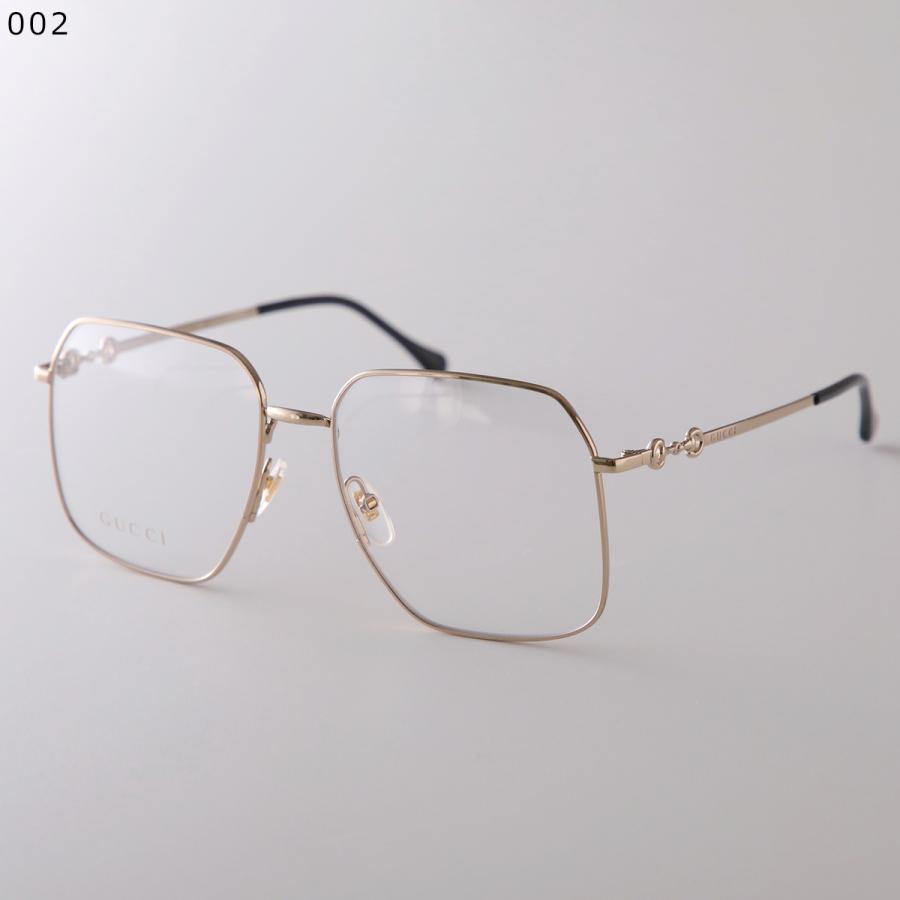 GUCCI（グッチ） メガネ GG0952O レディース スクエア型 メタル