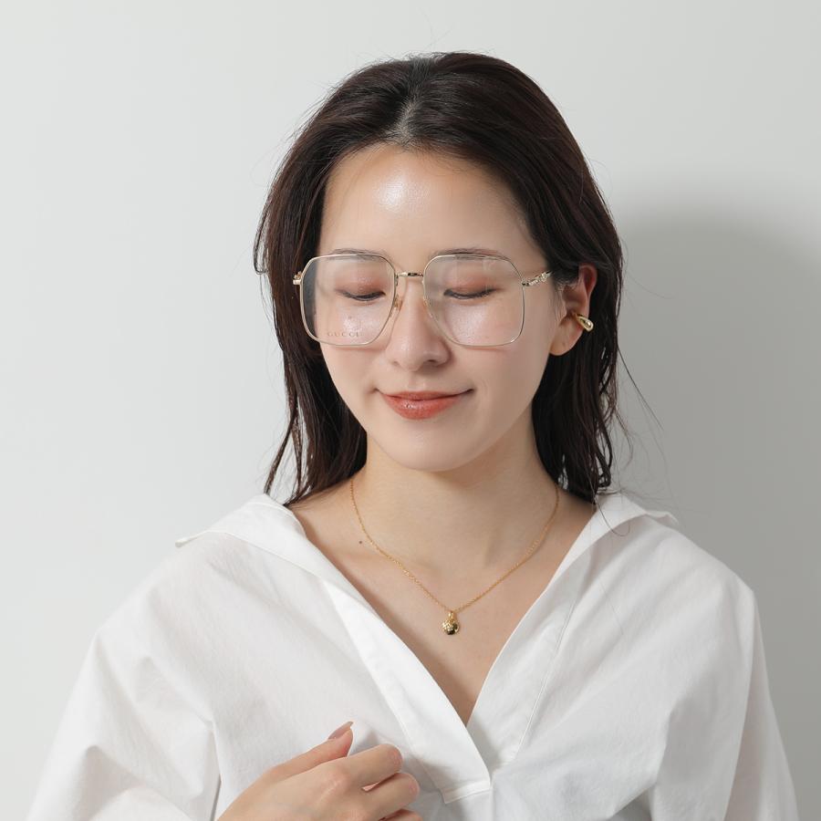 GUCCI（グッチ） メガネ GG0952O レディース スクエア型 メタル