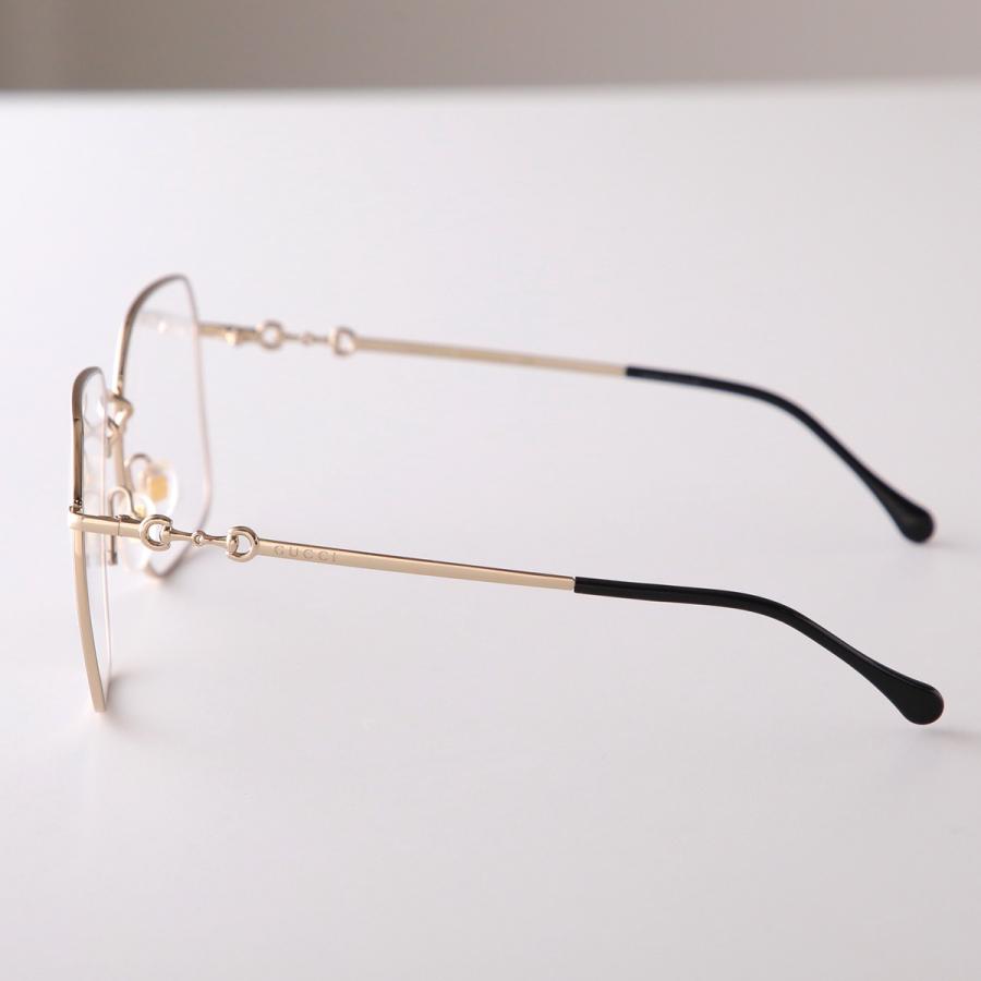 GUCCI（グッチ） メガネ GG0952O レディース スクエア型 メタル