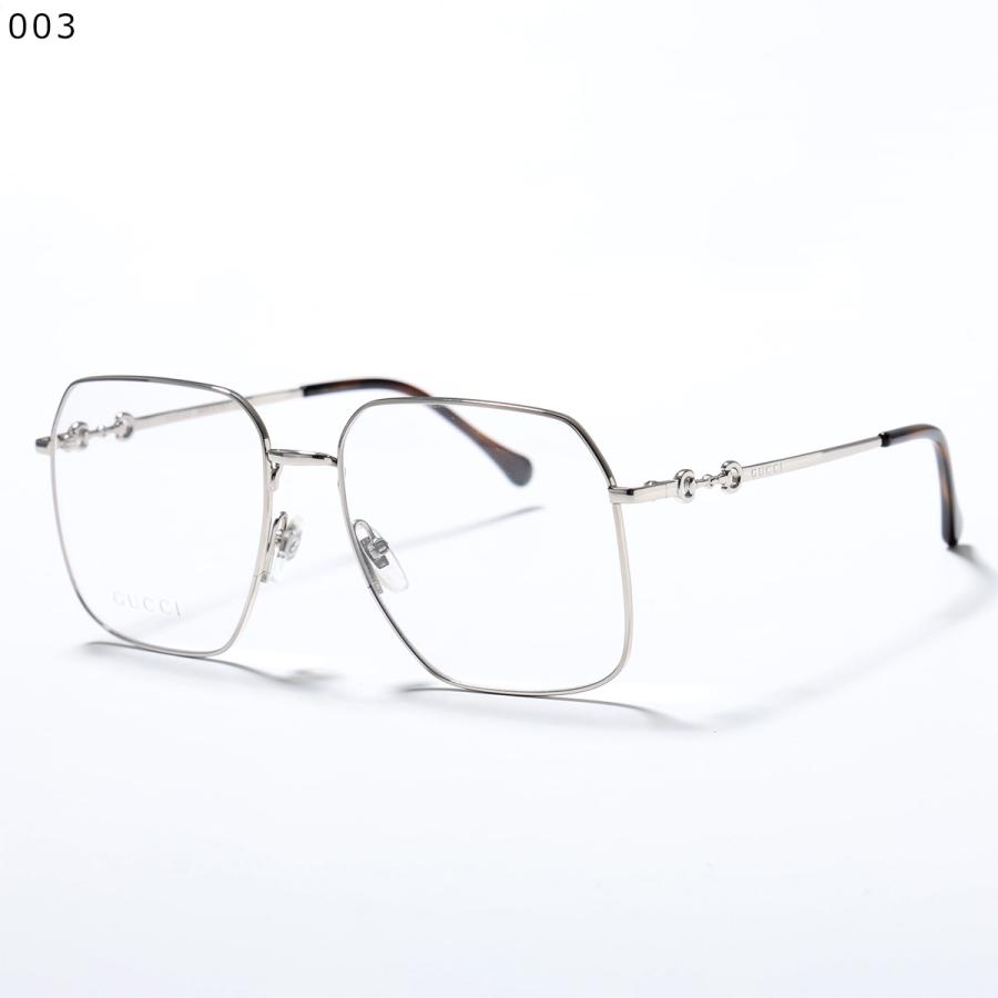 GUCCI メガネ 度あり メタルフレーム GUCCI（グッチ） メガネ GG0952O レディース スクエア型 メタル