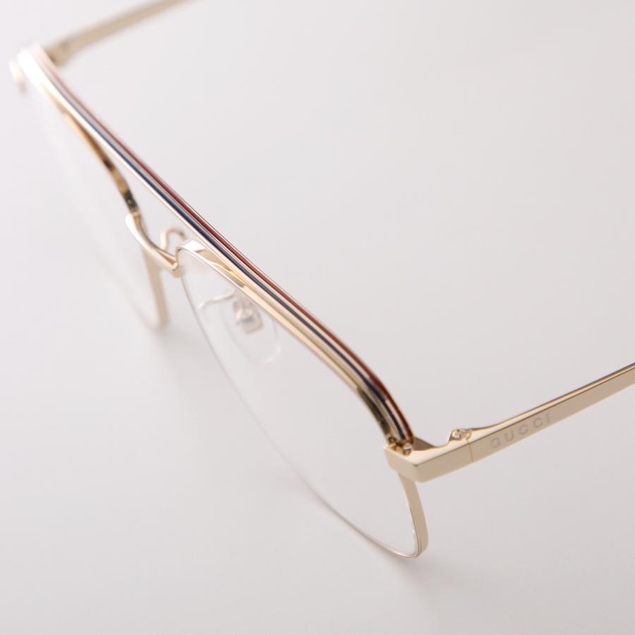 GUCCI（グッチ） メガネ GG1103O レディース ティアドロップ型 ダブル