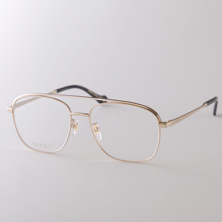 GUCCI（グッチ） メガネ GG1103O レディース ティアドロップ型 ダブル