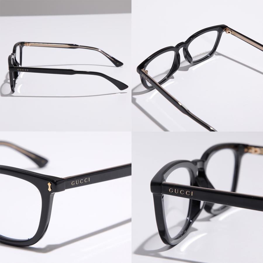GUCCI（グッチ） メガネ GG0126OA メンズ ウェリントン型 セルフレーム