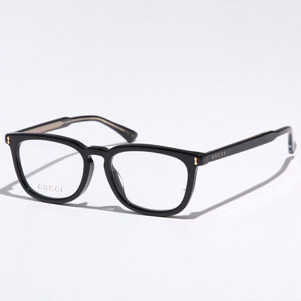 GUCCI（グッチ） メガネ GG0126OA メンズ ウェリントン型 セルフレーム