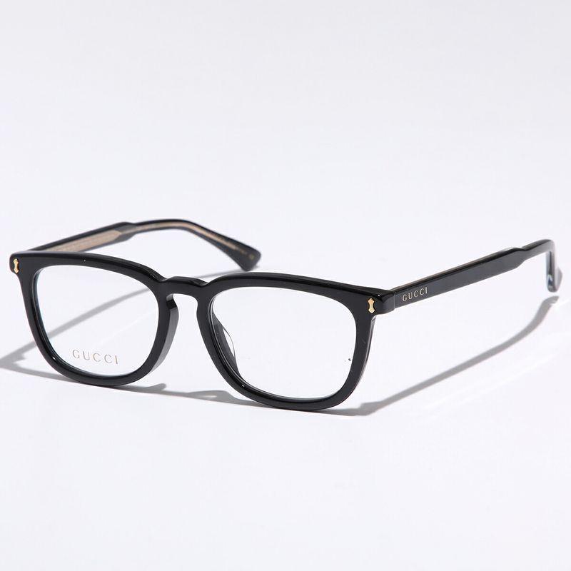 GUCCI（グッチ） メガネ GG0126OA メンズ ウェリントン型 セルフレーム