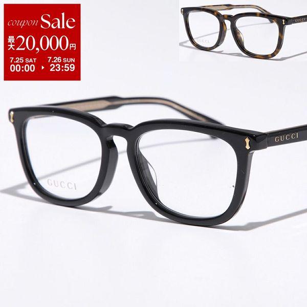 GUCCI（グッチ） メガネ GG0126OA レディース ウェリントン型 セル