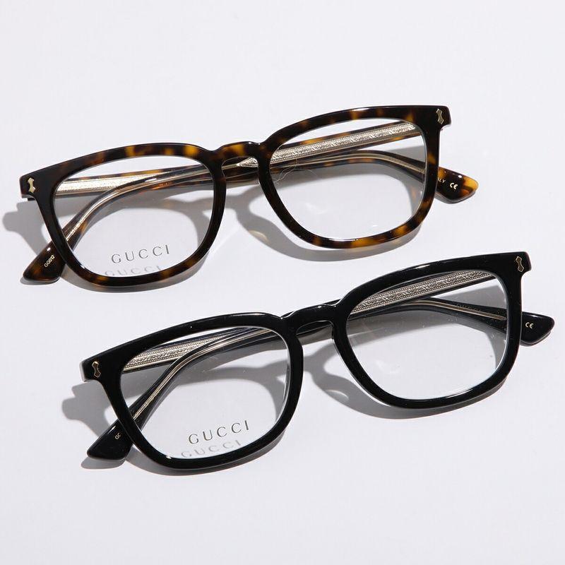GUCCI（グッチ） メガネ GG0126OA レディース ウェリントン型 セル
