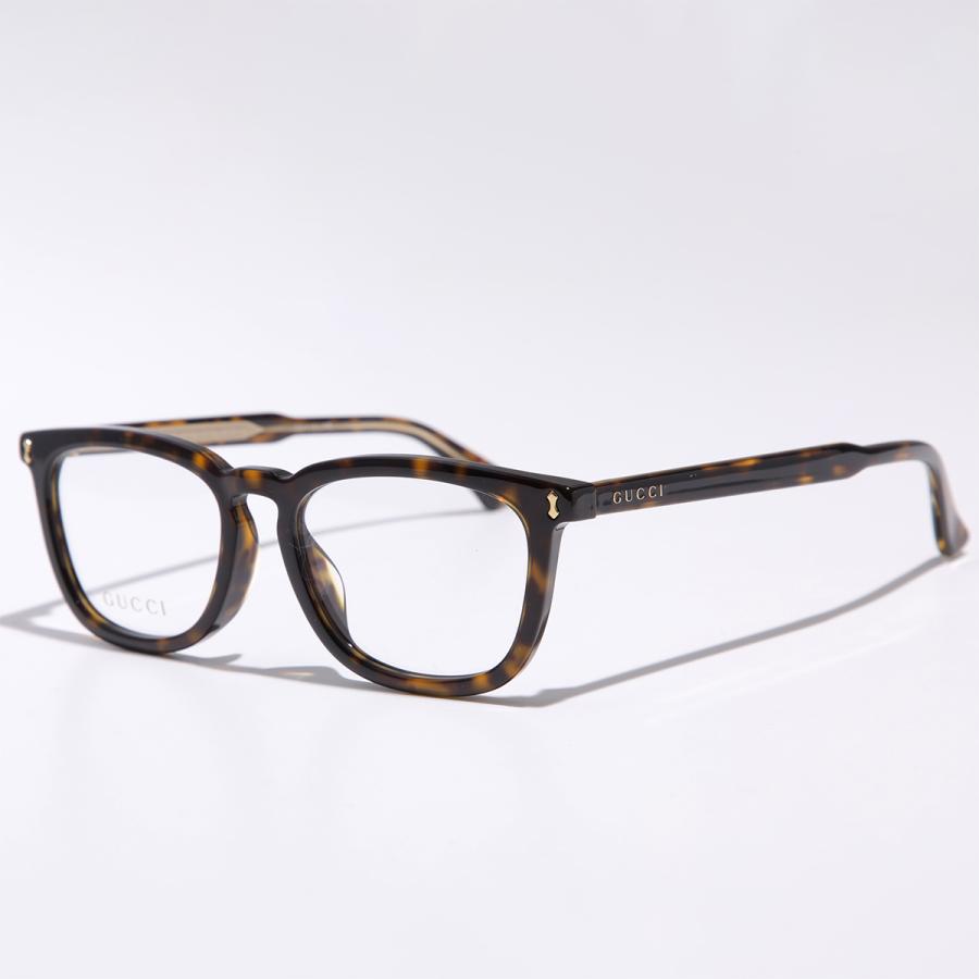 GUCCI（グッチ） メガネ GG0126OA レディース ウェリントン型 セル