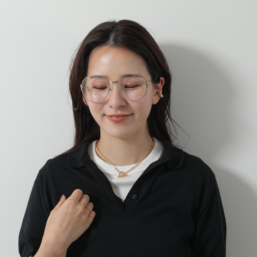 GUCCI（グッチ） メガネ GG1208O レディース ボストン型 メタル