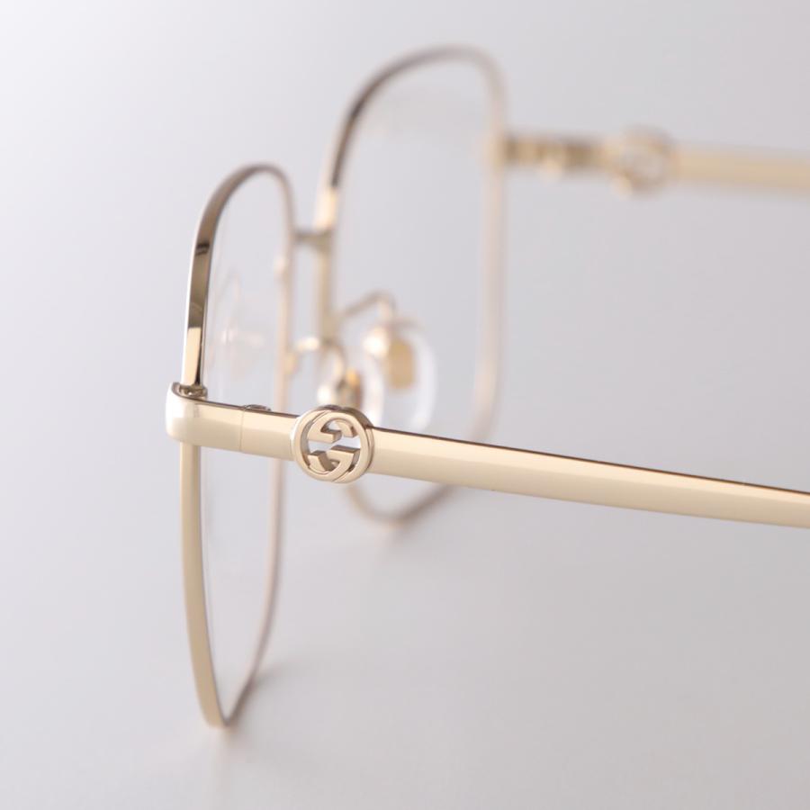 GUCCI（グッチ） メガネ GG1092OA レディース ティアドロップ型 メタル