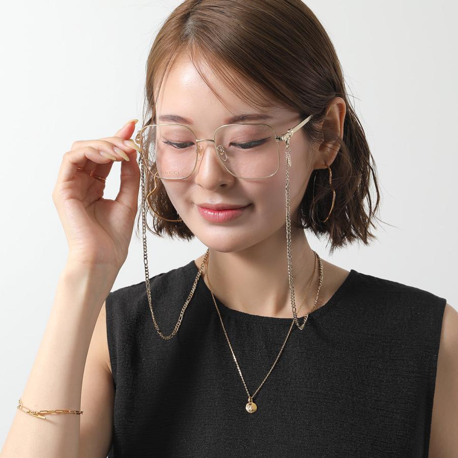 GUCCI（グッチ） メガネ GG1092OA レディース ティアドロップ型 メタル