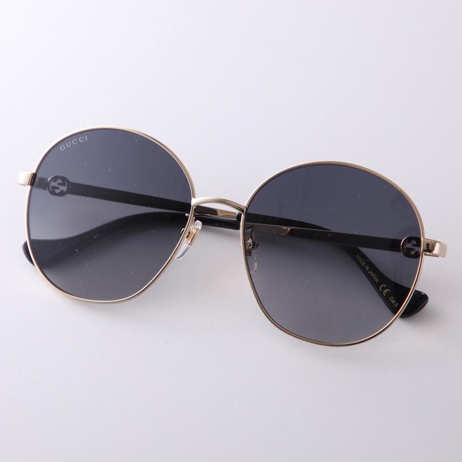 グッチ  GG1090SA GGロゴメタルフレームサングラス レディース 59□17-145 GUCCI（グッチ） サングラス GG1090SA レディース ラウンド型