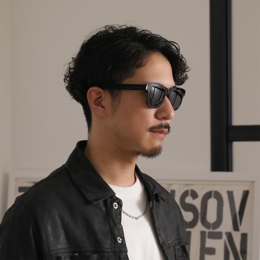 サンローランパリ SL57 サングラス ブラウン コンビフレーム フルリム  ボストン IT8ZZA6WQ29W SAINT LAURENT サンローラン サングラス SL 571 メンズ レディース