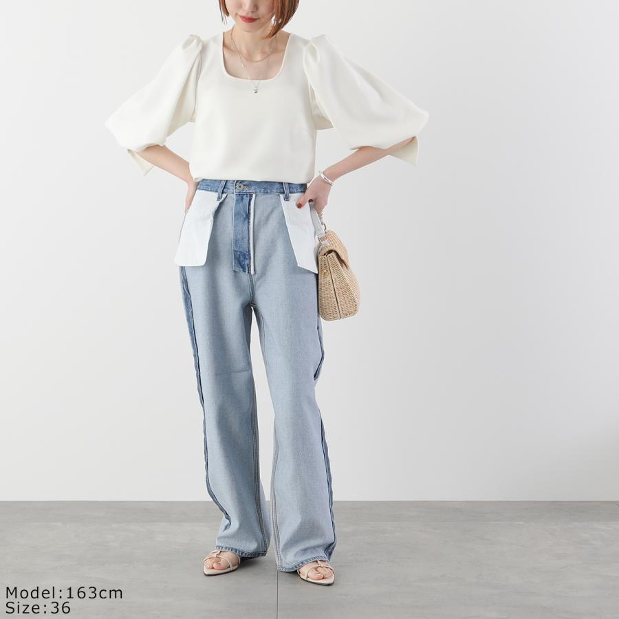 台湾発【STUDIO DOE】ローライズ ウォッシュ加工デニムパンツ 台湾発【STUDIO DOE】ローライズ ウォッシュ加工デニムパンツ